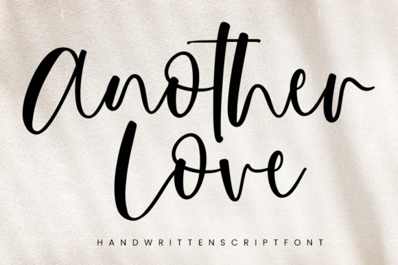 Another Love: A Delicate Script Font for Elegant Branding