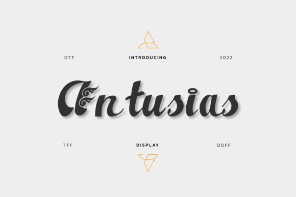 Antusias: A Bold Script Font for Creative Web Design