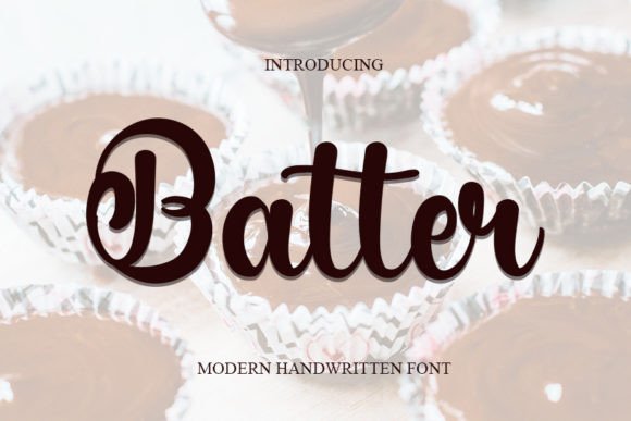 Batter: A Modern Handwritten Font for Web Design