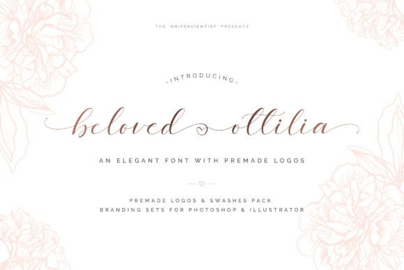 Bring Charm to Your Creations with Beloved Ottilia Font