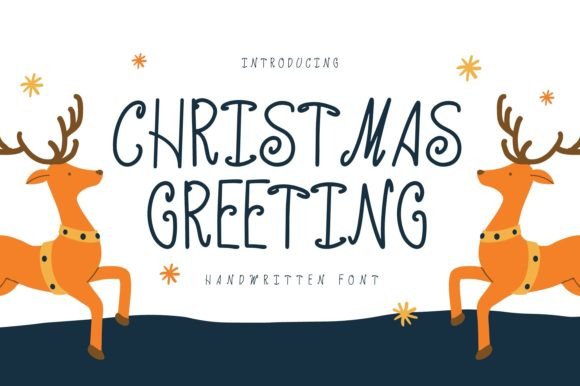 Christmas Greetings: A Charming Font for Engaging Campaigns