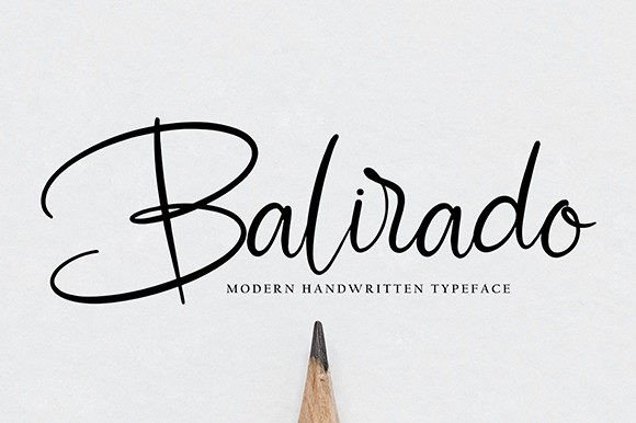 Discover Balirado: A Versatile Script Font for Web Design