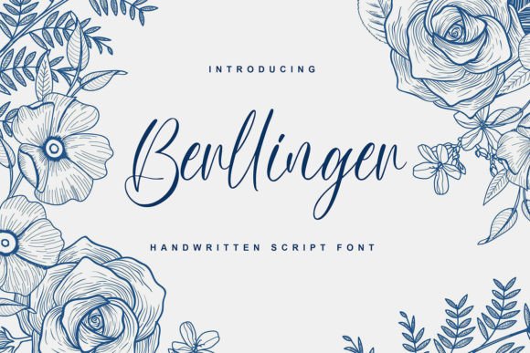 Discover Berllinger: A Luxurious Handwritten Font for Modern Brands