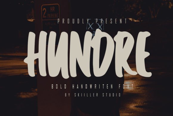 Discover Hundre: A Bold Handwritten Font for Creative Projects