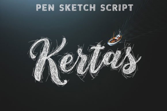 Discover Kertas: A Unique Sketch-Style Font for Editorial Design