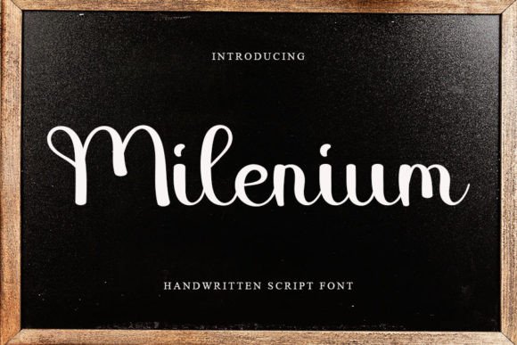 Discover Milenium: A Handwritten Font for Makers