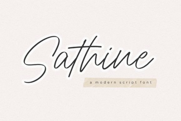 Discover the Elegance of Sathine: A Perfect Font for Makers
