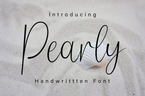 Elevate Your Brand with Pearly: A Graceful Script Font
