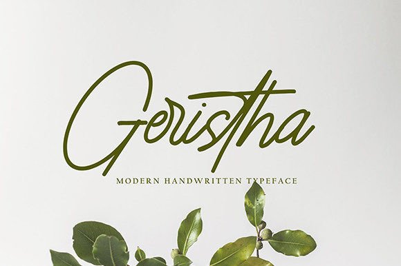 Enhance Your Brand with Geristha: A Versatile Script Font