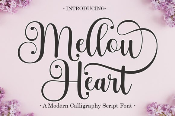 Enhance Your Brand with Mellow Heart Script Font