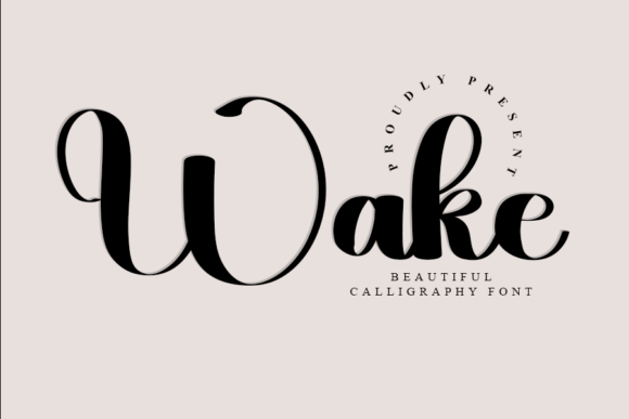 Enhance Your Campaign with Wake: A Stylish Script Font