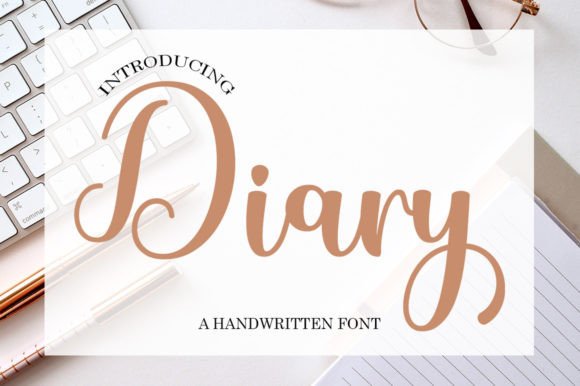 Enhance Your Web Design with Diary: A Sweet Calligraphy Font