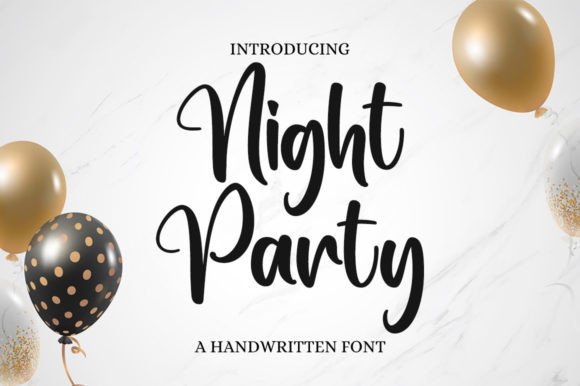 Explore Night Party: A Versatile Handwritten Font for Creative Projects
