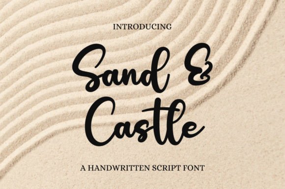 Exploring Sand Castle: A Timeless Handwritten Font