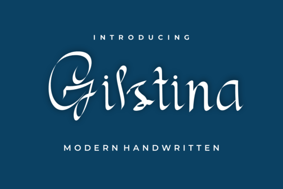 Gilstina: A Quirky Handwritten Font for Crafty Creations