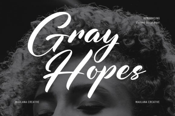 Gray Hopes: A Modern Handwritten Font for Web Design