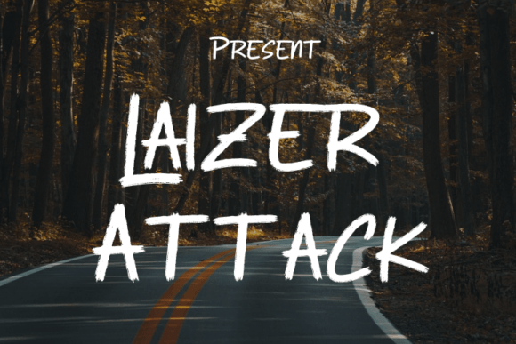 Laizer Attack: A Modern Script Font for Crafters