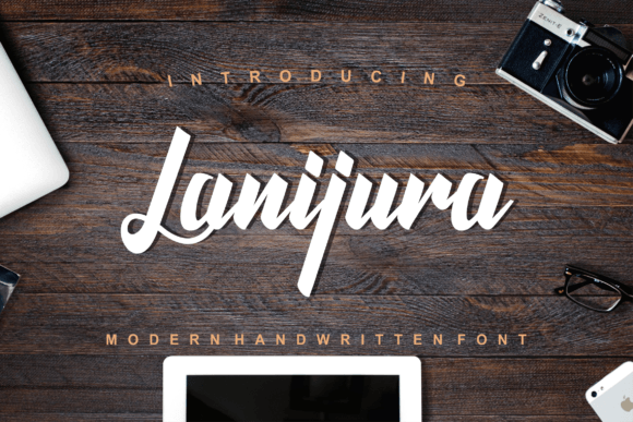 Lanijura: A Bold Handwritten Font for Creative Web Design