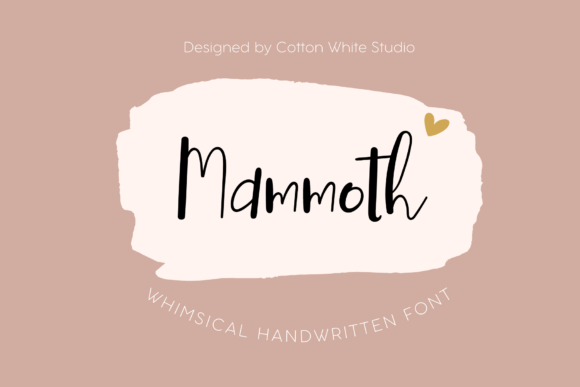 Mammoth: A Bold Script for Modern Design