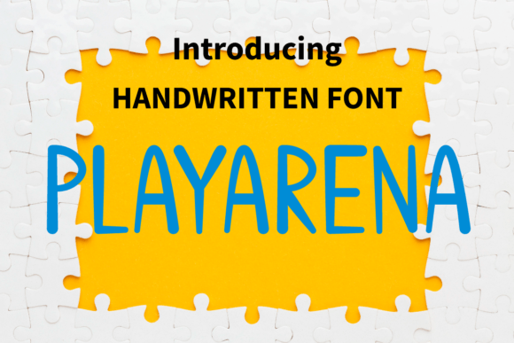 Playarena: A Whimsical Handwritten Font for Engaging Visuals