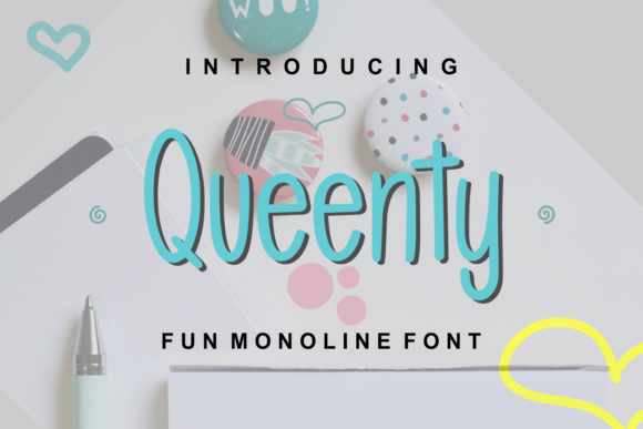 Queenty: A Fun Handwritten Font for Web Design
