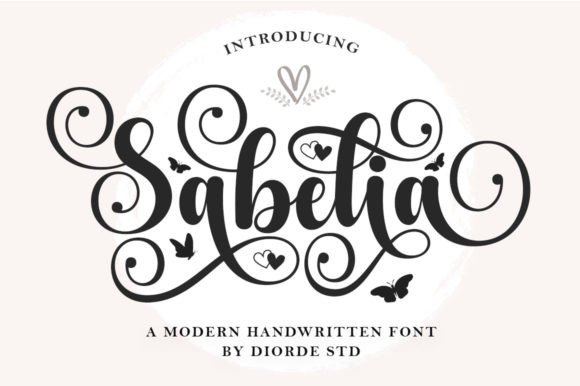 Sabelia: The Perfect Calligraphy Font for Crafters and Creators