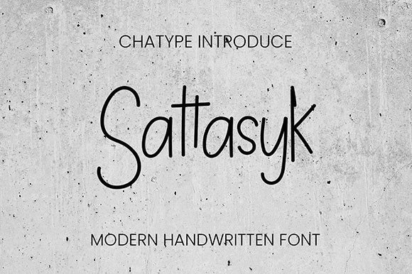 Sattasyk: A Charming Handwritten Font for Editorial Design
