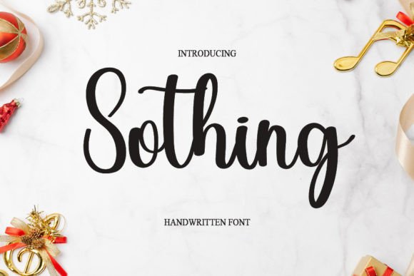 Sothing: A Charming Handwritten Font for Web Design