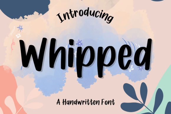 Whipped: A Playful Font for Polished Branding