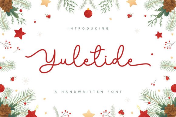 Yuletide: A Charming Handwritten Script Font for Creative Branding